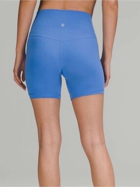 Lululemon Align High-Rise Short 6" in Blue Nile